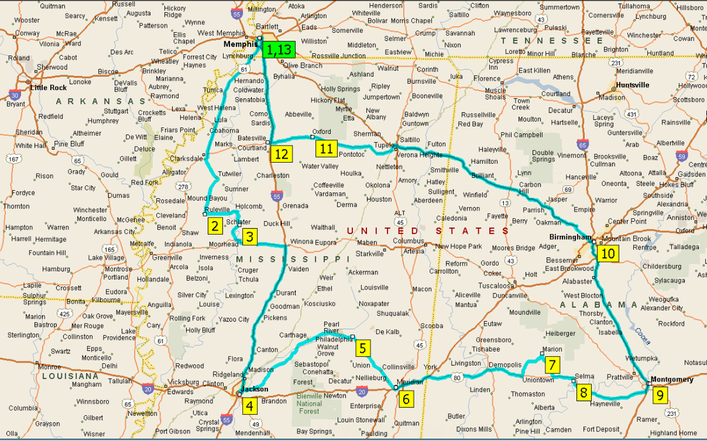 2013 LLP Route Map
